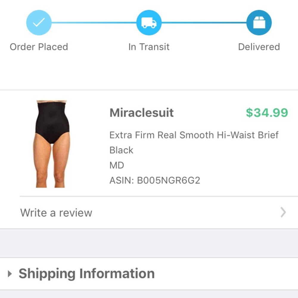 Miracle Suit Shapewear- Black